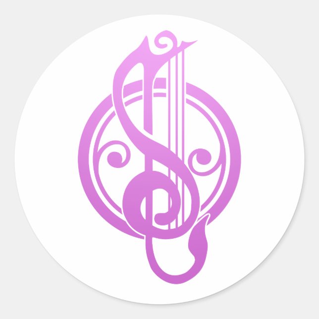 Adesivo Redondo Bard Song Weaver DnD (Frente)