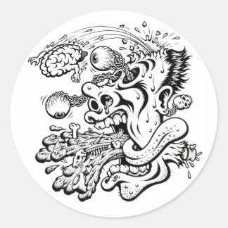 ADESIVO REDONDO BARF BRAIN