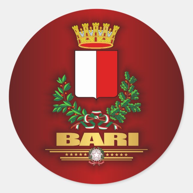 Adesivo Redondo Bari (Frente)