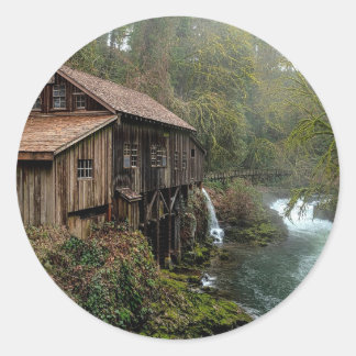 Adesivo Redondo Barn