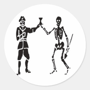 Adesivo Redondo Baronete Roberts-Preto