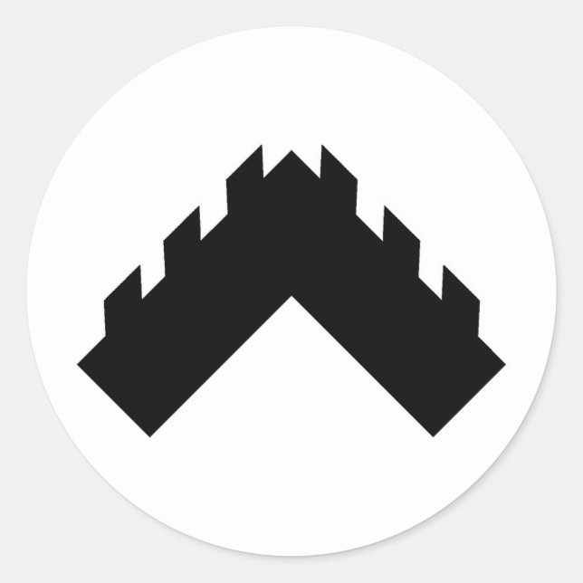 Adesivo Redondo Baronia de Aarnimetsä Populace Crachá (Frente)