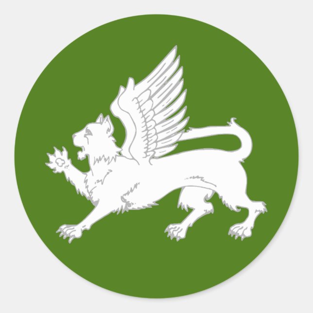 Adesivo Redondo Barônia de Crachá da População Hill de Windmasters (Frente)