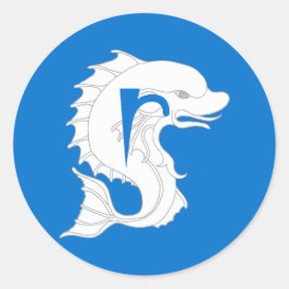 Adesivo Redondo Barônia de Crachá da Populace Ruantallan