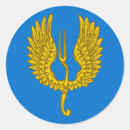 Adesivo Redondo Barônia do Crachá Clássico de Windhaven, Ronda S