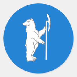 Adesivo Redondo Baronia do Crachá de Bjornsborg Populace