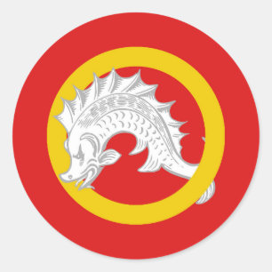 Adesivo Redondo Barônia do Crachá do Extremo Oeste Populacional