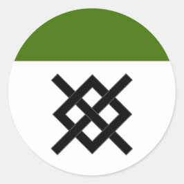 Adesivo Redondo Baronia do Crachá Populace de Altavia