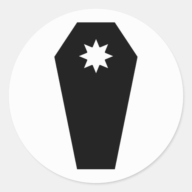 Adesivo Redondo Baronia do Crachá Populace de Starkhafn (Frente)