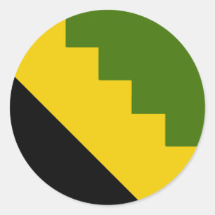 Adesivo Redondo Barônia do Crachá Populace Steppes