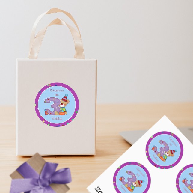 Adesivo Redondo Barramento de Barragem de Noite Bonito 3 Anos (Criador carregado)