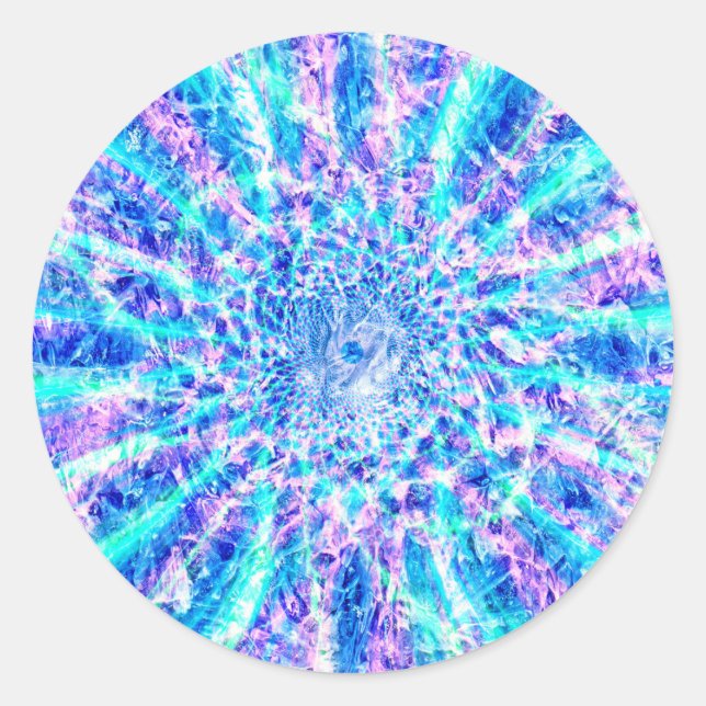 Adesivo Redondo Barras de Gelo (Frente)