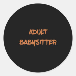 Adesivo Redondo Bartender Profissional Mixologista - Babá de Adult