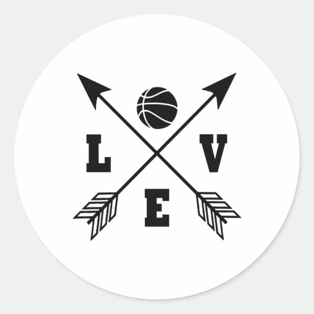 Adesivo Redondo Basball Love 2 (Frente)