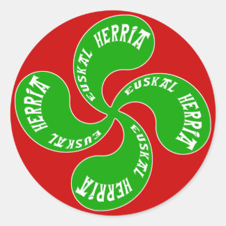 Adesivo Redondo Basco Cross Sticker