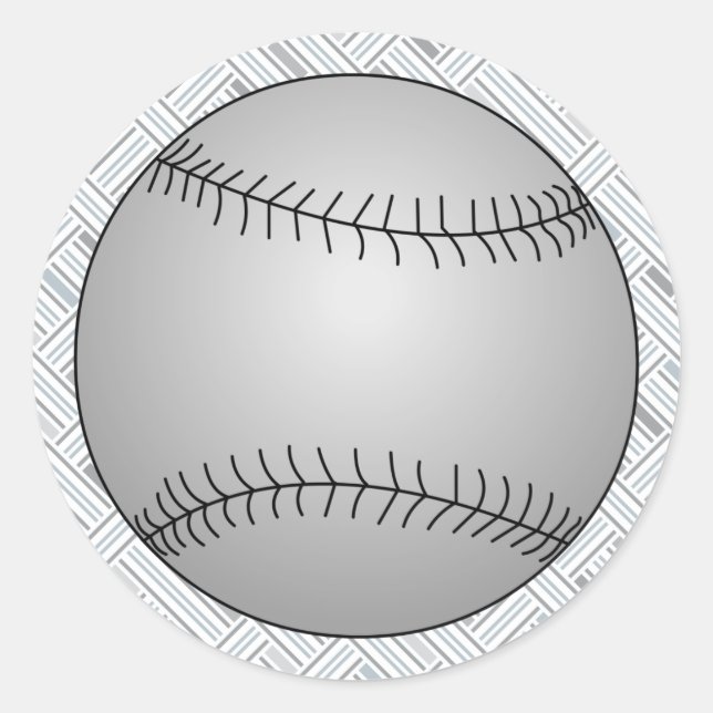 Adesivo Redondo Baseball (Frente)