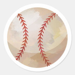 Adesivo Redondo Baseball
