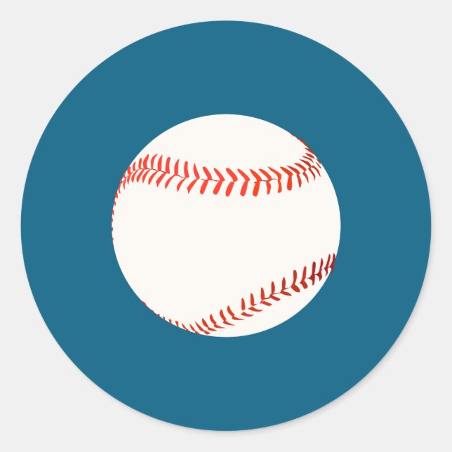 Adesivo Redondo Baseball (Frente)