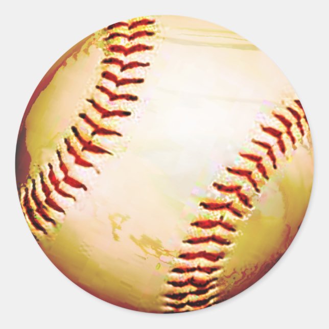 ADESIVO REDONDO BASEBALLS (Frente)