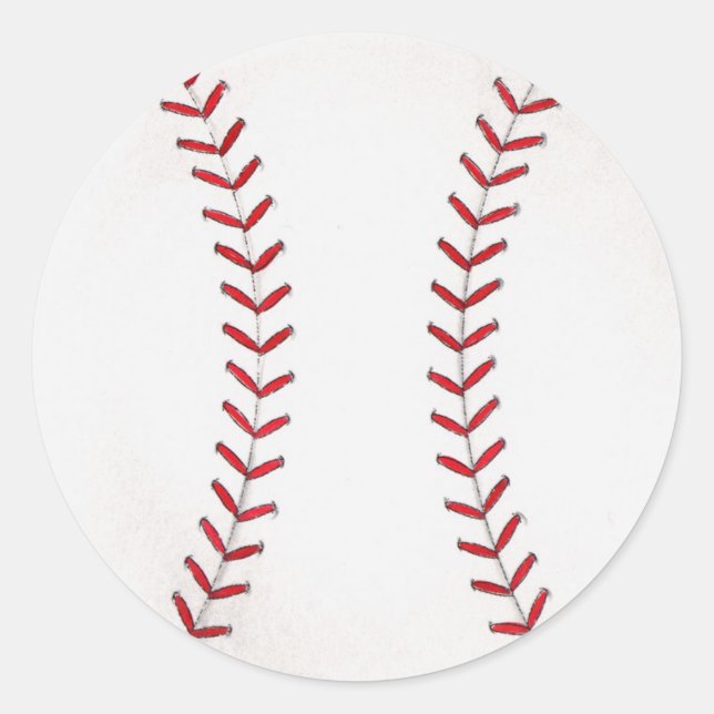 Adesivo Redondo Basebol (Frente)