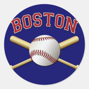 ADESIVO REDONDO BASEBOL DE BOSTON