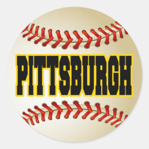 ADESIVO REDONDO BASEBOL DE PITTSBURGH