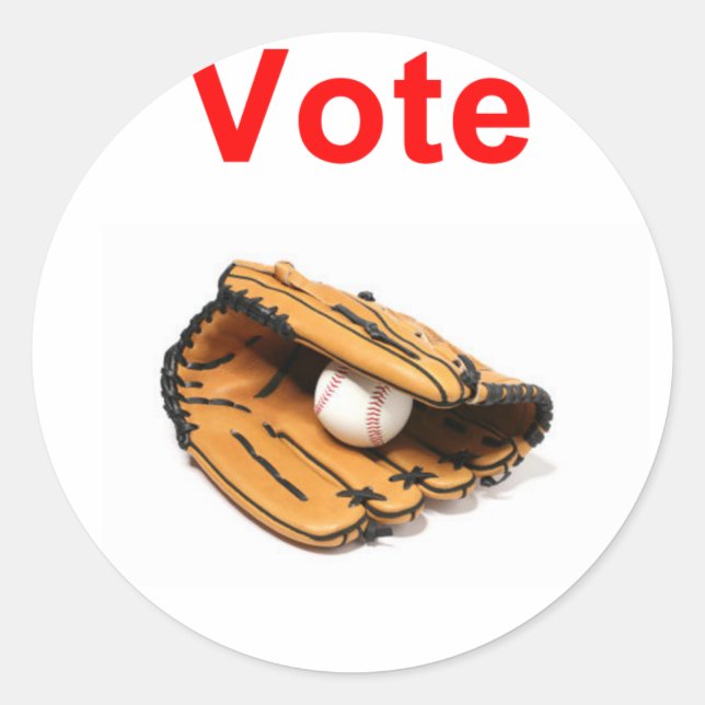 Adesivo Redondo Basebol Mitt Romney 2012 (Frente)