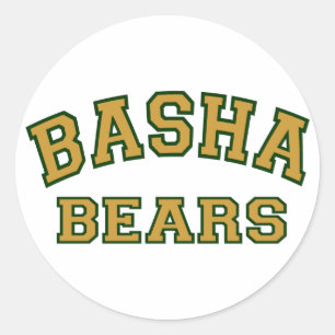 Adesivo Redondo Basha Bears