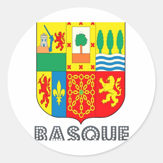 Adesivo Redondo Basquan Emblem (Frente)