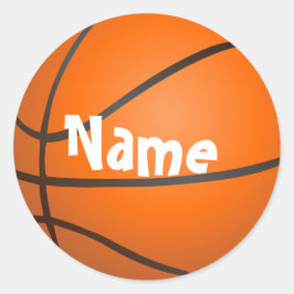 Adesivo Redondo Basquete