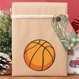 Adesivo Redondo Basquete