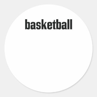Adesivo Redondo Basquete