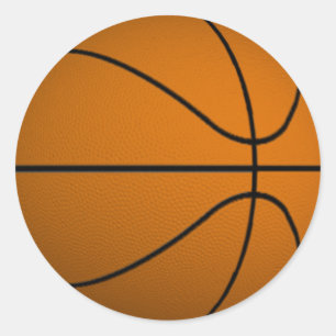 Adesivo Redondo Basquete