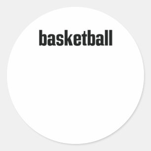 Adesivo Redondo Basquete