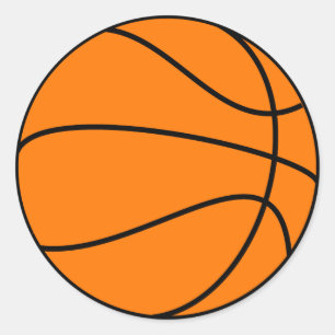Adesivo Redondo Basquete