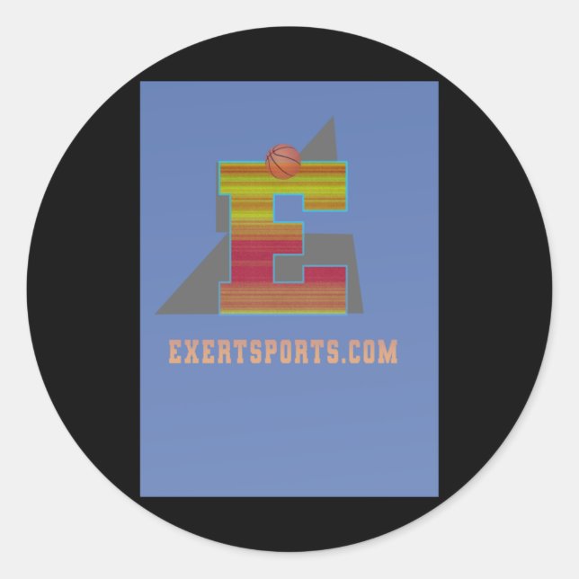 Adesivo Redondo Basquete Merch E Basquete (Frente)