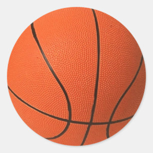 Adesivo Redondo Basquete Realista e legal