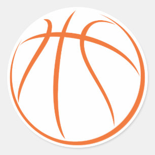 Adesivo Redondo Basquetebol