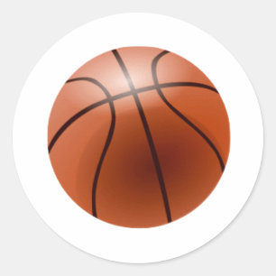 Adesivo Redondo Basquetebol