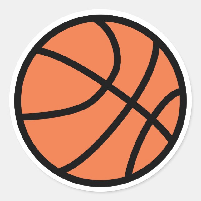 Adesivo Redondo Basquetebol (Frente)