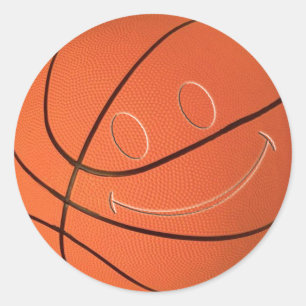 ADESIVO REDONDO BASQUETEBOL DA CARA