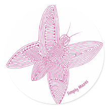 Basta Mazes Butterfly Maze Sticker