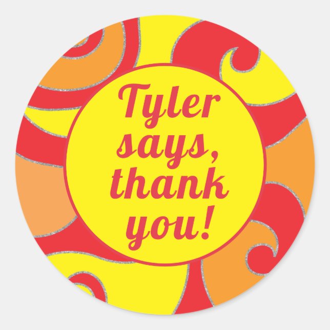 Adesivo Redondo Bat Bar Mitzvah Sticker Rodadas (Frente)