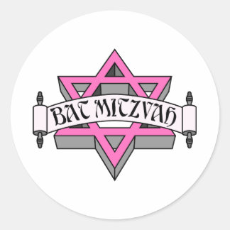 Adesivo Redondo Bat Mitzvah