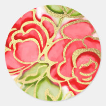 Bat Mitzvah Painted Watercolor Rosas vermelhas