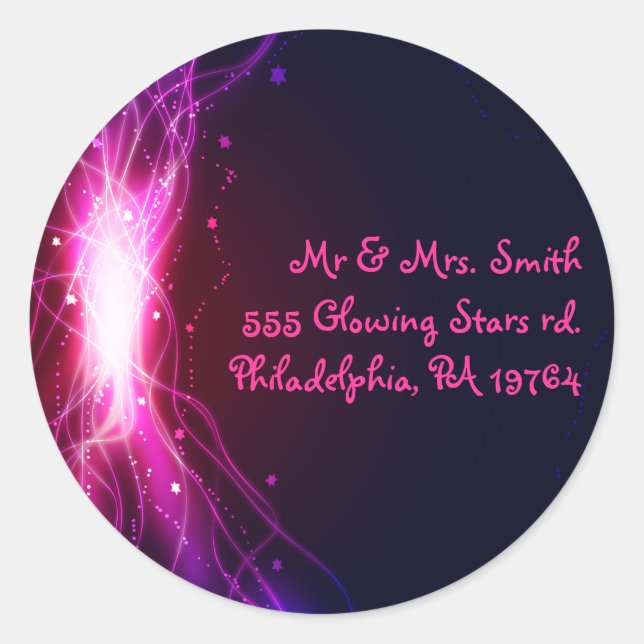 Adesivo Redondo Bat Mitzvah Retern Sticker Seal (Frente)