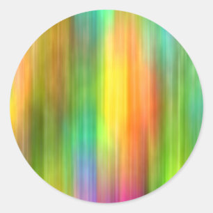 Adesivo Redondo Bat Mitzvah Spectrum Stripes