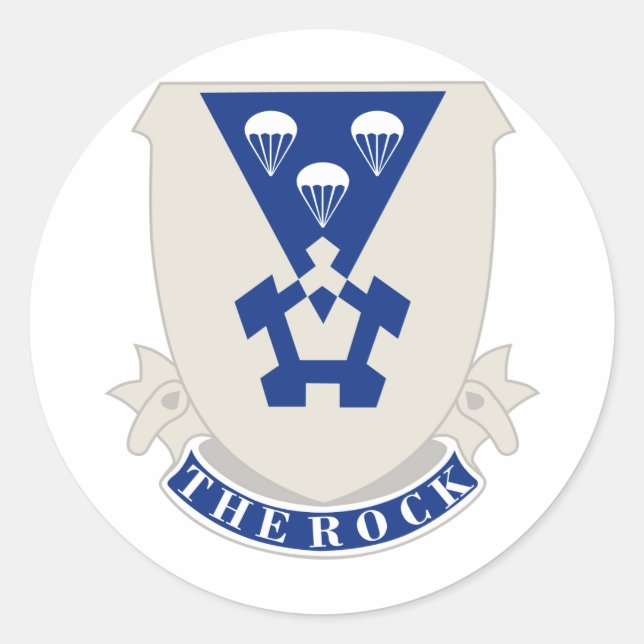 Adesivo Redondo Batalhão de 1ruas (Avião), 503º Regimento de Infan (Frente)