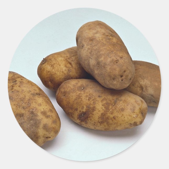 Adesivo Redondo Batatas (Frente)