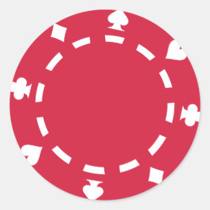 Adesivo Redondo Batatas de pôquer